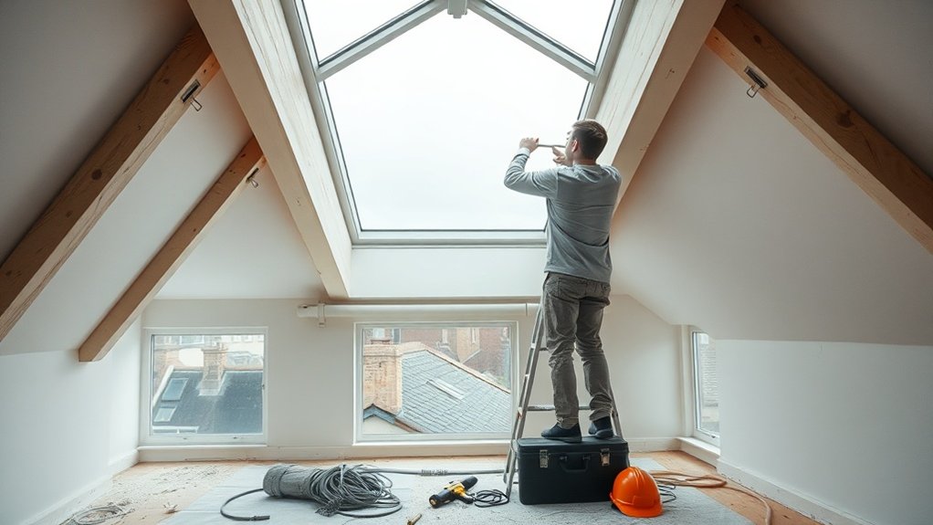 Electric Skylight Installation Thame