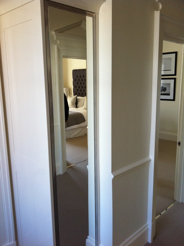 Full-length wardrobe mirror fitted in Thame home