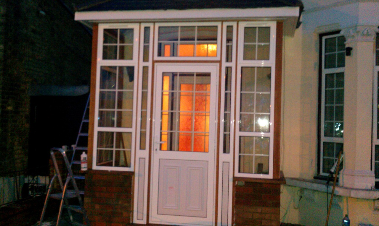 uPVC porch with Georgian bar glazing installed in Thame